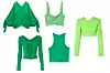 Lepršava bluza Zara 249,90 kn/ Pleteni top Mango 129,90 kn/ Kardigan Jacquemus 2350 kn/ Halter majica Zara 69,90 kn/ Rezani top Jacquemus 1330 kn/