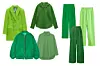 Sako-haljina Zara 599,90 kn/ Košulja od mješavine lana Zara 249,90 kn/ Bomber jakna The Frankie Shop 389 eura/ Košulja Loretta The Frankie Shop 125 eura/ Hlače Rina, The Frankie Shop 119 eura/ Neonski zelene hlače H&M 19,90 eura/ Hlače širokih nogavica Giuliva Heritage 5533 kn