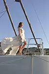 Mladenka je na otok doplovila na katamaranu.