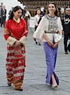 Jetsun Pema s Kate Middleton 2016., dok je bila vojvotkinja od Cambridgea