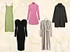 Zelena pletena haljina - £89 (House of Sunny) // Ganni crna haljina - £195 (Far Fetch) // Roza mini haljina - 199,90 kn (Zara) // Haljina od merino vune - €89 (&Other Stories) // Dolčevita haljina - 119,90 kn (Mango)