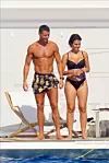 Ronaldo sa zaručnicom Georginom na ljetovanju 2021. godine.