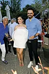 Nina Badrić i Petar Grašo na proslavi njezina 50. rođendana