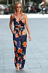 London, UNITED KINGDOM - Media personality Amanda Holden seen leaving the Global studios the Heart Radio Breakfast show wearing floral print jumpsuit in London. *UK Clients - Pictures Containing Children Please Pixelate Face Prior To Publication*, Image: 514340368, License: Rights-managed, Restrictions: , Model Release: no, Credit line: BACKGRID / Backgrid UK / Profimedia