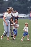 HRH PRINCESS OF WALES With her sons Left: HRH PRINCE WILLIAM and Right: HRH PRINCE HARRY at Smith's Lawn, Windsor,Image: 22089128, License: Rights-managed, Restrictions: For queries call UPPA + 44 (0)20 7421 6000, Model Release: yes, Credit line: UPPA/Photoshot / Avalon Editorial / Profimedia