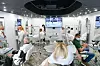 Zagreb, 040520. Bauerova. Frizerski salon Neno. Prvi radni dan u frizerskom salonu Neno nakon popustanja mjera zbog koronavirusa. Foto: Goran Mehkek / CROPIX