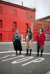 Marinella Matejčić, Ana Marija Sikirić Simčić i Maja Močibob iz Udruge za ljudska prava i građansku participaciju PaRiter.