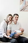 Paula Jeričević Tonković i suprug Filip sa sinom Jadranom