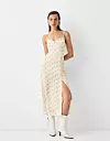 Bershka satenska midi haljina (29,99 €)