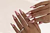 pink pearl nails