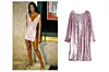 Naomi Campbell u party izdanju/ mini haljina sa šljokicama H&M (70 eura)