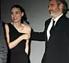 New York, NY - A rare moment captures lovers Joaquin Phoenix and Rooney Mara together. Both very private, they refused to walk a carpet together at the 'Joker' premiere in NYC. Also NOT allowed were any TV press. BACKGRID USA 2 OCTOBER 2019, Image: 474924988, License: Rights-managed, Restrictions: I have NOT marked this as exclusive....but I got these shots OFF the carpet. I want them to go out but others on the carpet did not get these, Model Release: no, Credit line: Diane Cohen / BACKGRID / Backgrid USA / Profimedia