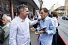 Ravnatelj Tonći Maleš i Marko Vrdoljak, otac Vite i Mate Vrdoljaka koji su glumili glavne uloge