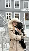 Na putovanju joj se pridružila i njezina pudlica Zara