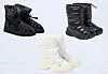 Replay buce za snijeg (95,90 eura)/Moncler bijele buce (720 eura)/Moncler crne buce za snijeg (630 eura)