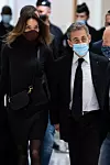 Carla Bruni supruga je pratila na suđenja.