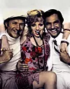 S Geneom Hackmanom i Burtom Reynoldsom, partnerima u filmu ‘Lucky Lady‘ redatelja Stanleyja Donena
