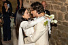 MONTALCINO, ITALY Måneskin frontman Damiano David and actress and singer Dove Cameron marry in Tuscany. The couple reportedly celebrate their wedding in the Italian region surrounded by family and friends. Pictured: Damiano David, Dove Cameron *Pictures Containing Children Please Pixelate Face Prior To Publication*,Image: 1137931468, License: Rights-managed, Restrictions: RIGHTS: WORLDWIDE EXCEPT IN AUSTRIA, GERMANY, ITALY, SWITZERLAND, Model Release: no, Pictured: ”Damiano David, Dove Cameron”, Credit line: COBRA TEAM/BACKGRID/Backgrid UK/Profimedia