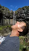 Slap Svartifoss visine 12 metara Mariju je poslužio za zafrkantsku fotku