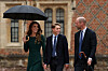 08/09/2026. Eaton, United Kingdom. Prince William and Kate Middleton, the Prince and Princess of Wales, arriving with their son Prince George, as he starts his first day at Eaton College, United Kingdom. Picture by i-Images/Pool,Image: 1132754545, License: Rights-managed, Restrictions: UK OUT. End users shall not licence, sell, transmit, or otherwise distribute any photographs represented by eyevine, to any third party. Contact eyevine for more information: Tel: +44 (0) 20 8709 8709 Email: info@eyevine.com, Model Release: no, Credit line: Pool/i-Images/Eyevine/Profimedia
