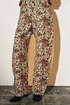 Zara Hlače od žakara s cvjetnim uzorkom zw collection - 49,95 eura