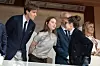Ben-Sylvester Strautmann, princeza Alexandra od Hannovera i Charlotte Casiraghi na tribini u Monaku.