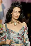 NEW YORK, NEW YORK - SEPTEMBER 09: A model walks the runway for Anna Sui during New York Fashion Week: The Shows at Gallery I at Spring Studios on September 09, 2019 in New York City. (Photo by Mike Coppola/Getty Images NYFW: The Shows)