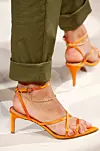 Model on the catwalk, shoe detail Oscar de la Renta show, Detail, Spring Summer 2020, New York Fashion Week, USA - 10 Sep 2019, Image: 470225930, License: Rights-managed, Restrictions: , Model Release: no, Credit line: WWD / Shutterstock Editorial / Profimedia