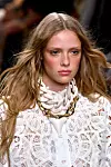 Model on catwalk, fashion detail Zimmermann show, Runway, Spring Summer 2020, New York Fashion Week, USA - 09 Sep 2019, Image: 469975281, License: Rights-managed, Restrictions: , Model Release: no, Credit line: WWD / Shutterstock Editorial / Profimedia