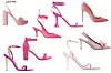 Prada 690 eura/ The Attico 570 eura/ Amina Muaddi 1396 eura/ Christian Louboutin 575 eura/ Reserved 259,90 kn/ Reserved 199,90 kn/ Tom Ford 838 eura/ Bottega Veneta 720 eura/