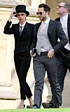 Cara Delevingne and James Cook The wedding of Princess Eugenie and Jack Brooksbank, Pre-Ceremony, Windsor, Berkshire, UK - 12 Oct 2018, Image: 390840865, License: Rights-managed, Restrictions: , Model Release: no, Credit line: James Gourley / Shutterstock Editorial / Profimedia