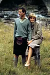File photo dated 19/08/81 of the Prince and Princess of Wales on holiday in Balmoral. Diana's brown tweed wool day suit features in a new exhibition at Kensington Palace charting the evolution of the Princess's style., Image: 321860401, License: Rights-managed, Restrictions: FILE PHOTO, Model Release: no, Credit line: PA / PA Images / Profimedia