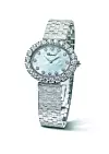 Ručni sat s kvarcnim mehanizmom od bijelog zlata s briljantima. CHOPARD