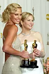Sa Charlize Theron na dodjeli Oscara 2004.