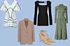 Mini haljina s uzorkom Uterque (1190 kn)/ sako oversized kroja The Frankie Shop (345 eura)/ mini haljina The Attico; My Theresa (591 eura)/ cipele na petu Bottega Veneta (920 eura)/ duga rebrasta haljina Dion Lee; Net-a-Porter (2763 kn)