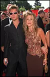 373073 01: 09/12/99. Los Angeles, CA. Brad Pitt and Jennifer Aniston arrive at the