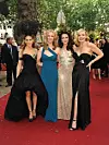 LONDON, ENGLAND - MAY 27: (EMBARGOED FOR PUBLICATION IN UK TABLOID NEWSPAPERS UNTIL 48 HOURS AFTER CREATE DATE AND TIME. MANDATORY CREDIT PHOTO BY DAVE M. BENETT/GETTY IMAGES REQUIRED) Sarah Jessica Parker, Cynthia Nixon, Kristin Davis and Kim Cattrall arrive at the UK film premiere of 'Sex and the City 2' at Odeon Leicester Square on May 27, 2010 in London, England. (Photo by Dave M. Benett/Getty Images)