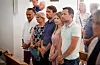 Vela Luka, 290720. Povodom godisnjice smrti Olivera Dragojevica u crkvi Sv. Josipa odrzana je Sveta misa. Na fotografiji: obitelj Olivera Dragojevica. Foto: Ante Cizmic / CROPIX