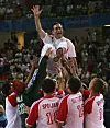 Slavlje nakon zlatne medalje na Olimpijskim igrama 2004.