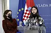 Marta Divjak i Antonija Skender nakon ovotjednog sastanka s predstavnicima Vlade.