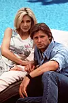 Grant Show i Heather Locklear na setu 1992. godine