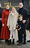 Maleni oscar s mamom Victorijom, tatom danijelom i sestrom Estelle