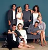 Glumačka ekipa serijala Melrose Place: Rob Estes, Heather Locklear, Jack Wagner, Jamie Luner, Josie Bisset, Thomas Calabro, Kelly Rutherford i John Haymes Newton