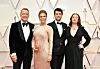 Tom Hanks, Rita Wilson, Truman Theodore Hanks i Elizabeth Hanks na dodjeli Oscara 2020. godine