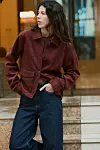 Zara bordo jakna od brušene kože (22,99 eura)