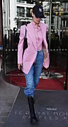 30 September 2019. Bella Hadid is seen leaving her hotel in Paris during Paris Fashion Week.,Image: 474308132, License: Rights-managed, Restrictions: , Model Release: no, Credit line: GoffPhotos.com / Goff Photos / Profimedia