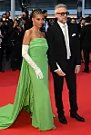 Glumac Vincent Cassel s mlađahnom suprugom, manekenkom i modelom Tinom Kunakey koja je odabrala elegantnu haljinu modne kuće Valentino
