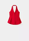 Peplum top s ovratnikom oko vrata - prije 49,99 eura, sada 29,99 eura