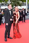 Michael Fassbender i Alicia Vikander u haljini Louis Vuitton metalnog sjaja