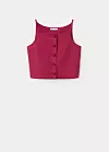 Top od liocela s gumbima - prije 45,99 eura, sada 29,99 eura